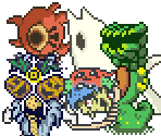 Amalgamates (Deltarune Battle-Style) - Undertale Customs