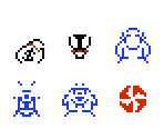 Weapons, Items, Objects, Projectiles, & Effects - Ghosts 'n Goblins
