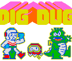 Tiles, Logos and Text - Dig Dug