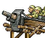 Makeshift Turret - Metal Slug Advance