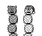Pokey & Snow Pokey (Super Mario Land 2-Style) - Mario Customs