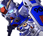 Gundam F90 - SD Gundam G Generation Wars (JPN)