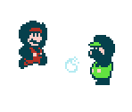 Penguin Mario & Penguin Luigi (Super Mario Bros. 3 NES-Style) - Mario Customs