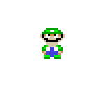 Luigi (Super Mario World Overworld-Style) - Mario Customs