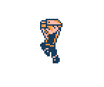 Cloud (Zelda 2-Style) - Final Fantasy 7 Customs