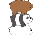 Grizzly, Panda and Ice Bear - Cartoon Network Plasma Pop