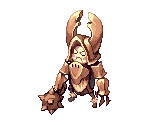 Gold Rake Horn Scaraba - Ragnarok Online