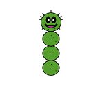 Green Pokey (Paper Mario-Style, Modern) - Mario Customs
