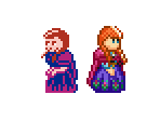 Anna (Super Mario Bros. 2 NES & SNES-Styles) - Disney / Pixar Customs