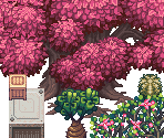 Maroon Valley Trees, Cacti & Boxes - CrossCode