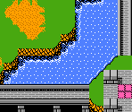Map 09 (Zofian Coast) - Fire Emblem: Gaiden (JPN)