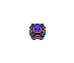 #009 Blastoise (Overworld, G/S/C-Style) - Pokémon Generation 1 Customs