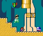 Underground and Underwater Tileset - Super Mario World (Bootleg)
