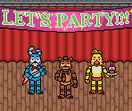 FNaF 2 Map / Characters (Undertale Overworld-Style) - Five Nights at Freddy's Customs