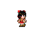 Reimu Hakurei (Super Mario World-Style) - Touhou Customs