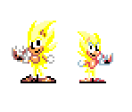 Super Sonic (Master System / Game Gear-Style, Expanded) - Sonic the Hedgehog Customs
