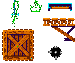 Mystic Cave Zone Objects - Sonic the Hedgehog 2