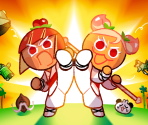 Plum Cookie & Peach Cookie - Cookie Run: OvenBreak
