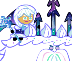 Snow Sugar Cookie (Aurora Cloak) - Cookie Run: OvenBreak