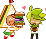 Sandwich Cookie (Cheery Mascot) - Cookie Run: OvenBreak