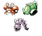 Badniks (Pokémon R/G/B-Style) - Sonic the Hedgehog Customs