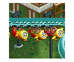 Suspended Swinging Airplane Cars - RollerCoaster Tycoon 2