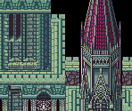 Elinee's Castle (Exterior, No Shadows) - Secret of Mana