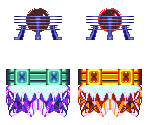 Lava Reef Zone Boss Sub-Act Objects - Sonic & Knuckles