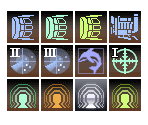 Oprion Part Icons - SD Gundam G Generation Wars (JPN)