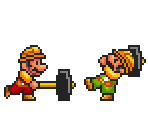 Builder Mario and Luigi (Super Mario Bros. 3 SNES-Style) - Mario Customs