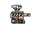 WALL-E (Mega Man NES Enemy-Style) - Disney / Pixar Customs