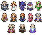 Main Characters (Overworld) - Final Fantasy 4: The Complete Collection - The After Years