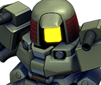Leo Ground Type Shoulder-Mounted Cannon - SD Gundam G Generation Cross Rays