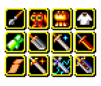 Item Icons - Golden Sun 2: The Lost Age