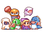 Characters - Puzzle Bobble Pocket