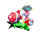Underwater Enemies - Donkey Kong Country 3