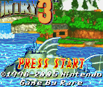 Title Screen - Donkey Kong Country 3