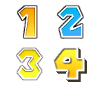 Dice Block Numbers - Mario Party 5