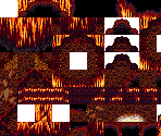Fire Palace (Interior, Cave Area) & Pure Land (Red Dragon's Boss Area) - Secret of Mana