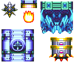 Lava Reef Zone Act 2 Objects - Sonic & Knuckles