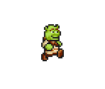 Shrek (Super Mario Bros. 1 SNES-Style) - DreamWorks Customs