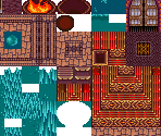 Fire Palace (Interior) & Grand Palace (Interior, Orb Area) - Secret of Mana
