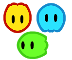 Lava Bubble, Ember and Phantom (Paper Mario-Style, Modern) - Mario Customs