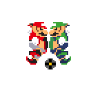 Mario & Luigi (Super Mario Strikers, Super Mario Maker-Style) - Mario Customs
