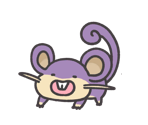 #019 Rattata - Pokémon Smile