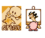 Artist Kirby (Kirby's Adventure-Style) - Kirby Customs