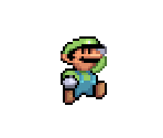 Luigi (MS DOS-Style) - Mario Customs