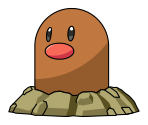 #050 Diglett (Sun & Moon) - Pokémon Generation 1 Customs