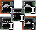 Option Part Icons - SD Gundam G Generation Cross Rays