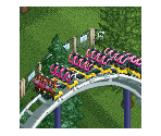 Floorless Roller Coaster - RollerCoaster Tycoon 2